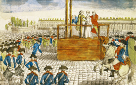 Bild-Nr: 31001957 Execution of Marie-Antoinette in the Place de la Revolution, 16th October 1793 Bild-Nr: 31001957 Execution of Marie-Antoinette in the Place de la Revolution, 16th October 1793 Erstellt von: Anonyme Künstler