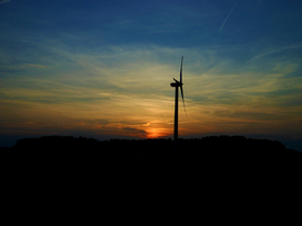 windrad im abendrot/10738439