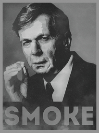 Smoke! Funny Obama Hope Parody Smoking Man /11608463