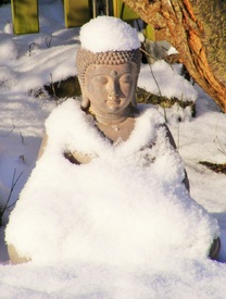 Buddha im Schnee/11679308