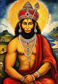 Hanuman der Affengott KI/12833653