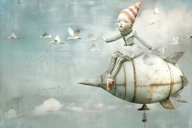 Die Heldin der Lüfte KI/12835752