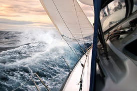 Segeln im Abendlicht/12863819