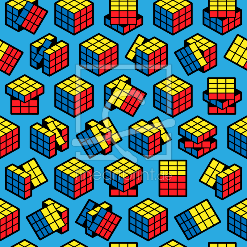 Verrückte Würfel als Grußkarte von patterndesigns-com...