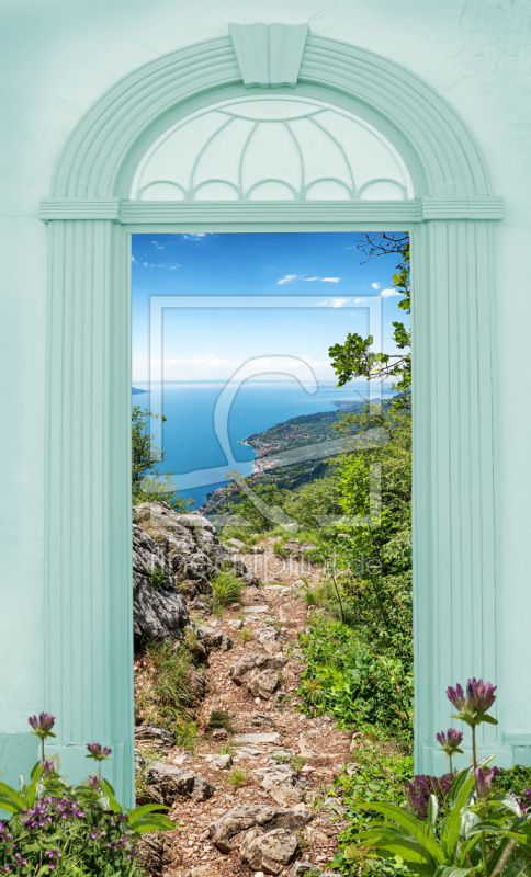 frei wählbarer Bildausschnitt für Ihr Bild auf Glas-Schneidebrett