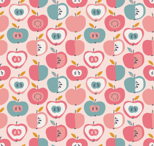 Bild-Nr: 9009403 Äpfel Überall Erstellt von: patterndesigns-com