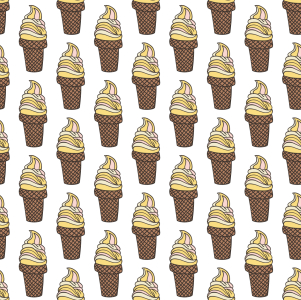Bild-Nr: 9013557 Bananen Eiscreme Erstellt von: patterndesigns-com