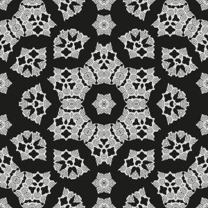 Bild-Nr: 9015378 Gekringelte Fantasie Blumen Erstellt von: patterndesigns-com