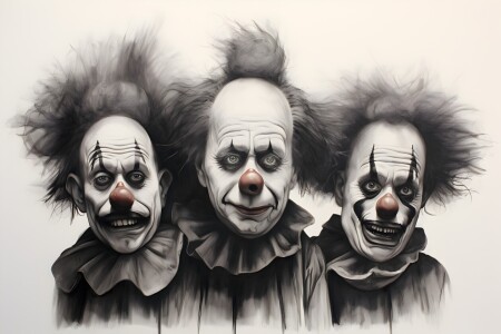 Bild-Nr: 12770964 Grusel Clowns Erstellt von: Heike  Hultsch