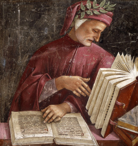 Bild-Nr: 30002486 Dante / Fresco by Signorelli / c.1500 Erstellt von: Signorelli, Luca