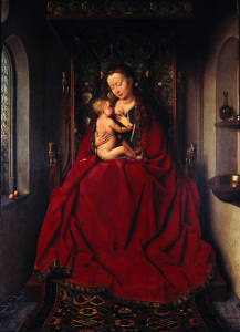 Bild-Nr: 30002604 J.van Eyck, Lucca Madonna /Paint./c.1436 Erstellt von: van Eyck, Hubert & Jan