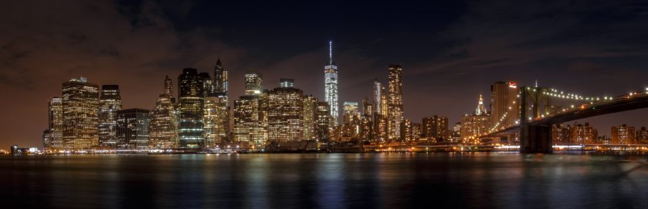 Bild-Nr: 11562082 Manhattan Skyline at Night Erstellt von: Thomas Gerber