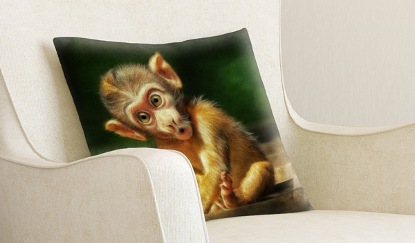 Baby Äffchen von photoplace