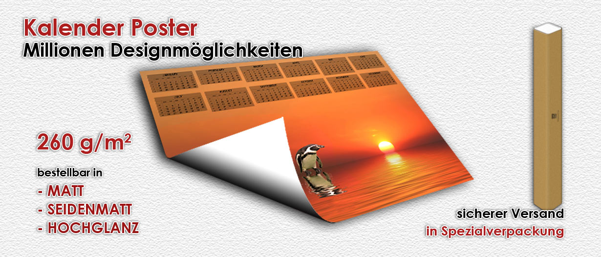 Fine Art Kalender Poster Detailansicht