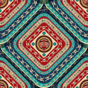 Bild-Nr: 9014306 Aztekische Totenschädel Erstellt von: patterndesigns-com