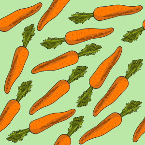 Bild-Nr: 9015357 Vintage Karotten Erstellt von: patterndesigns-com