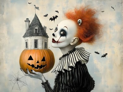 Bild-Nr: 12848080 Halloween  KI Erstellt von: Heike  Hultsch