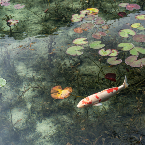Bild-Nr: 12879443 Japanischer Koi im Teich Erstellt von: eyetronic