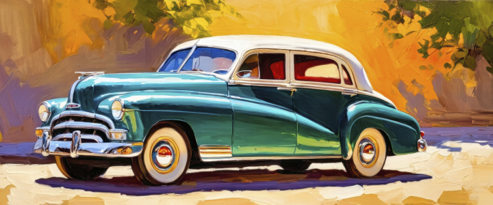 Bild-Nr: 12881869 Oldtimer Limousine KI Erstellt von: XYRIUS