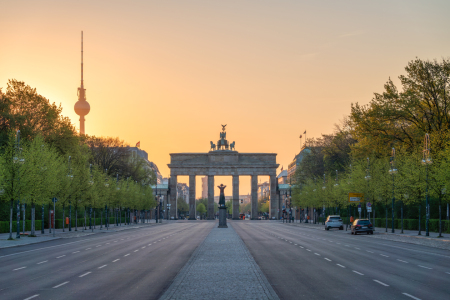 Bild-Nr: 12882075 Brandenburger Tor bei Sonnenaufgang Erstellt von: eyetronic