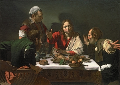 Bild-Nr: 31000331 The Supper at Emmaus, 1601 Erstellt von: da Caravaggio, Michelangelo Merisi
