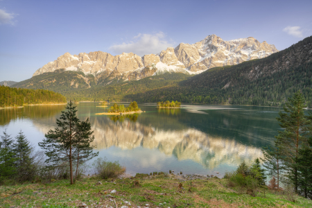 Bild-Nr: 12822277 Blick über den Eibsee zum Wettersteingebirge Erstellt von: Michael Valjak