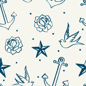 Bild-Nr: 9010054 Nautische Tattoos Erstellt von: patterndesigns-com