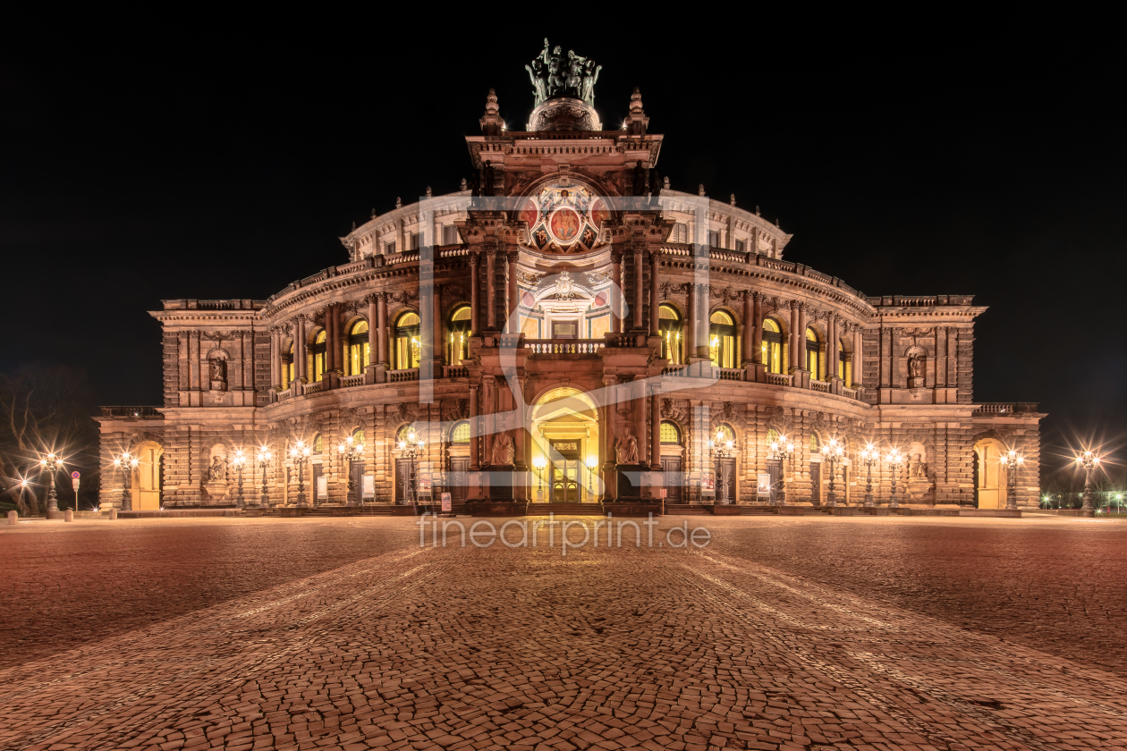 Semperoper Dresden als Poster drucken lassen