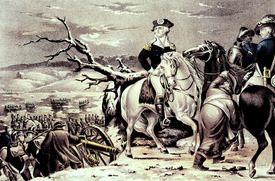 Bild-Nr: 31001850 George Washington crossing the Delaware, engraved by Nathaniel Currier , 1776 Bild-Nr: 31001850 George Washington crossing the Delaware, engraved by Nathaniel Currier , 1776 Erstellt von: Anonyme Künstler