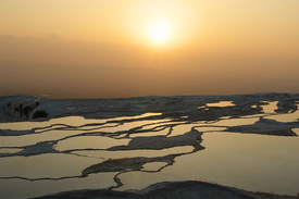 Abendstimmung in Pamukkale/Türkei - 10010053 /leinwand/bigthumb/10010053.jpg
