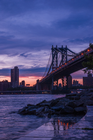 NYC:Manhattan Bridge bei Nacht II - 10569490 /leinwand/bigthumb/10569490.jpg