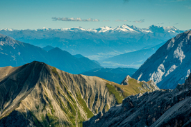 Österreich-Blick von Zugspitzplatt - 10856849 /leinwand/bigthumb/10856849.jpg