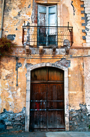 Fassade an der Ostküste Siziliens in Taormina - 11596362 /leinwand/bigthumb/11596362.jpg