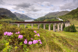 Glenfinnan Viadukt mit Dampflok - 12374281 /leinwand/bigthumb/12374281.jpg