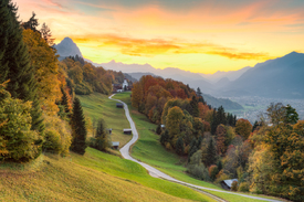 Wamberg bei Garmisch-Partenkirchen im Herbst - 12390081 /leinwand/bigthumb/12390081.jpg