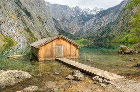 Hütte am Obersee im Berchtesgadener Land - 12404433 /leinwand/bigthumb/12404433.jpg