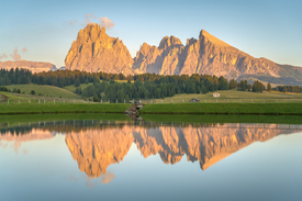 Alpenglühen auf der Seiser Alm in Südtirol - 12471869 /leinwand/bigthumb/12471869.jpg