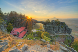 Prebischtor in Tschechien bei Sonnenaufgang - 12762330 /leinwand/bigthumb/12762330.jpg