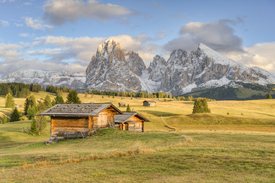 Seiser Alm im goldenen Licht - 12808528 /leinwand/bigthumb/12808528.jpg