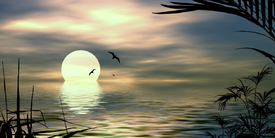 Ruhe Sonnenuntergang - 9539940 /leinwand/bigthumb/9539940.jpg