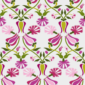 Bild-Nr: 9000046 Tulpen Und Nelken Pink Erstellt von: patterndesigns-com
