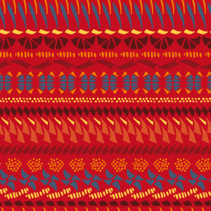 Bild-Nr: 9000283 Multi Kulti Rot Erstellt von: patterndesigns-com