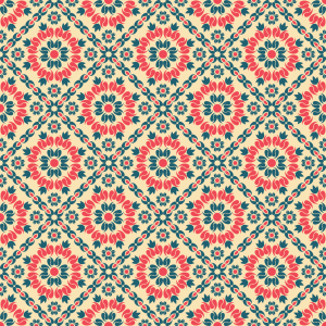 Bild-Nr: 9000387 Floralis Retro Erstellt von: patterndesigns-com