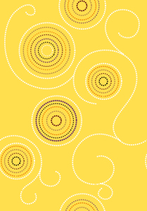 Bild-Nr: 9000654 Aborigines Sonnenkringel Erstellt von: patterndesigns-com