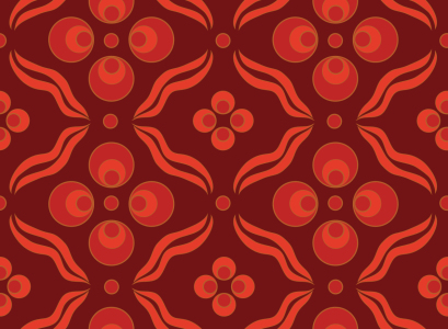 Bild-Nr: 9000772 Ottomani Rot Erstellt von: patterndesigns-com