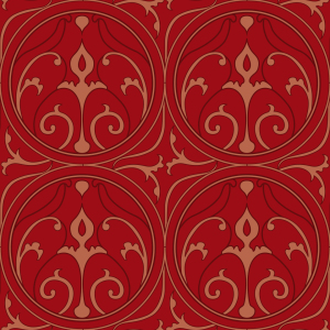Bild-Nr: 9001030 Loretta Rot Erstellt von: patterndesigns-com