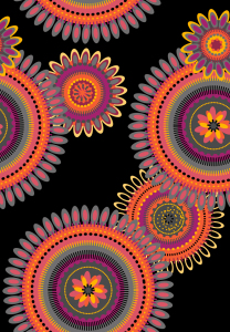 Bild-Nr: 9001588 Die Reise Der Blumenmandalas Erstellt von: patterndesigns-com