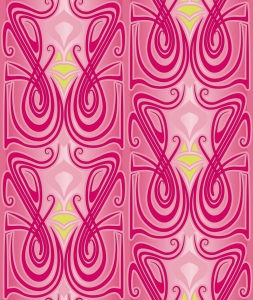 Bild-Nr: 9001804 Undine Pink Erstellt von: patterndesigns-com