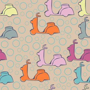 Bild-Nr: 9001858 Motorroller Erstellt von: patterndesigns-com