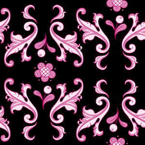 Bild-Nr: 9001918 Barocko Folk Pink Erstellt von: patterndesigns-com